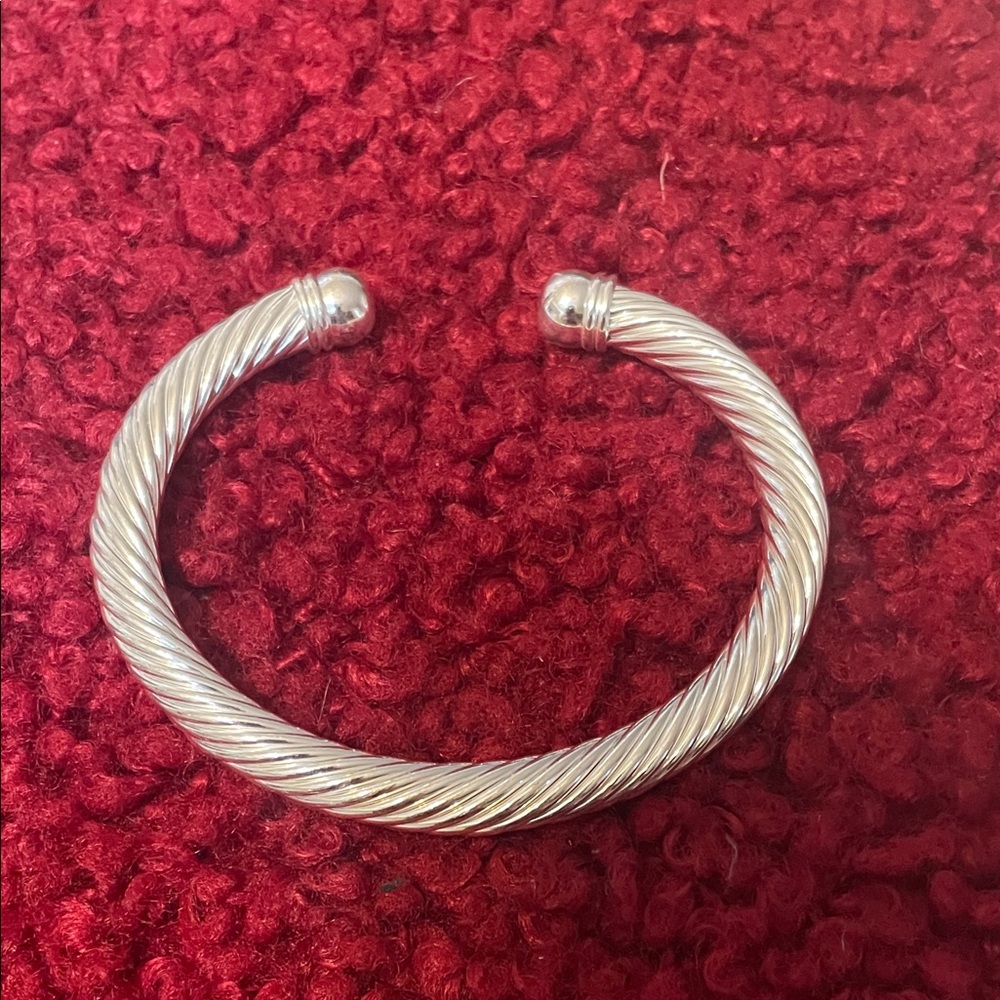 Sterling Silver Twisted Cuff Bracelet